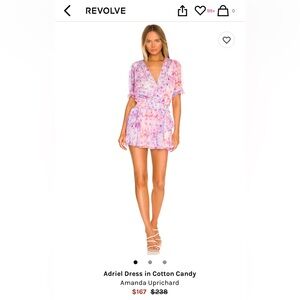 Amanda Uprichard Adriel Dress in Cotton Candy